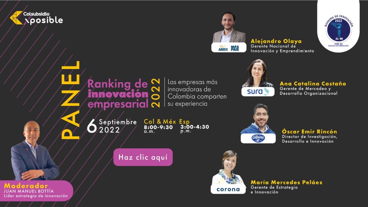 Panel: Ranking de Innovación Empresarial 2022 | Xposible