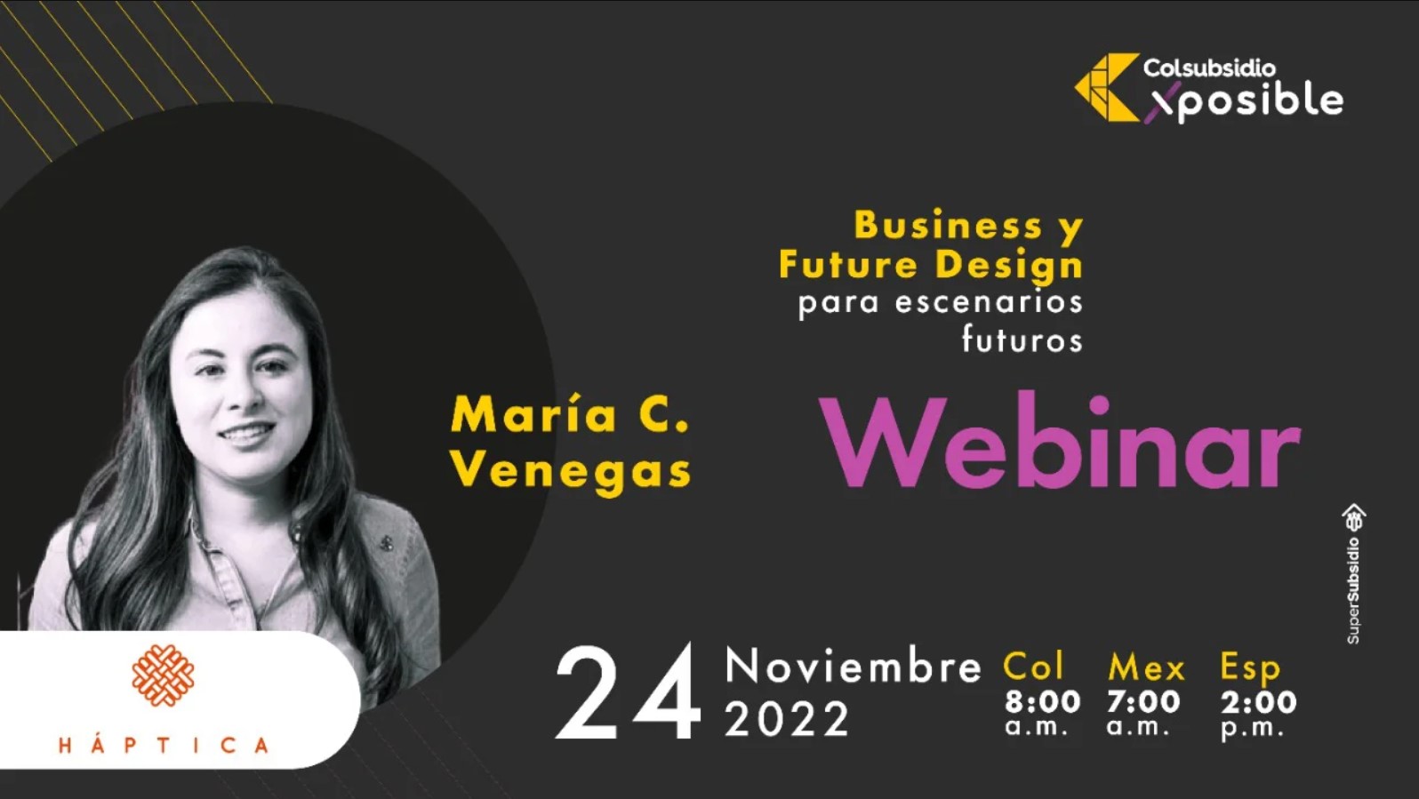 Webinar: Business y Future Design.